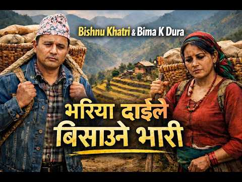 Bishnu Khatri and Bima K Dura - Bhariya Daile Bisaune Bhari | Lok Dohori Song