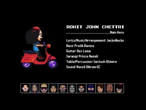 Sannani | Rohit John Chettri | Official Music Video | 8 Bit Animation Vid